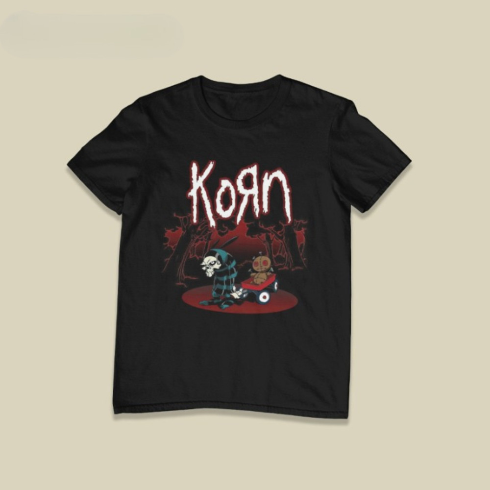 Korn Metal Rock Band Unisex Tshirt Music Band Shirt Rock Fan Tee